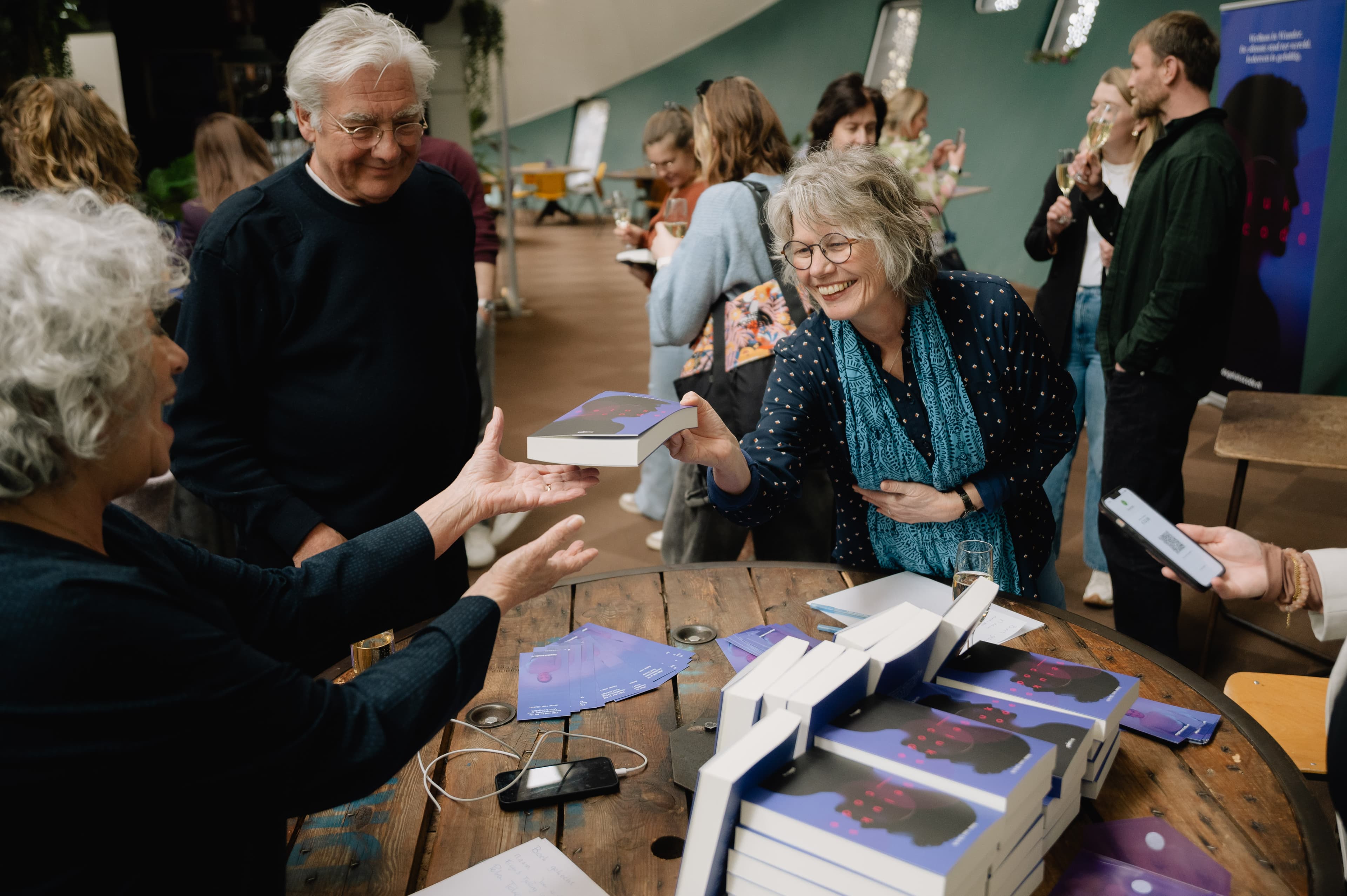 Boeklancering foto 6